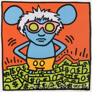 Keith Haring, ‘Andy Mouse I’, 1986, Marcel Katz Art
