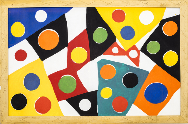 Kim MacConnel, ‘Kaponyugo’, 1991, Painting, Cotton flocking and acrylic on canvas, painted carved wood frame, Rosamund Felsen Gallery