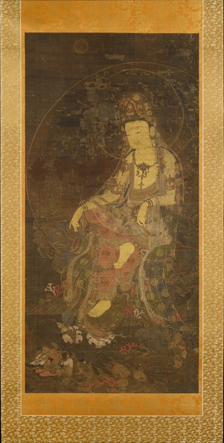 Unknown Korean, ‘Water-moon Avalokiteshvara (수월관음도 고려|水月觀音圖 高麗)’, first half of the 14th century, The Metropolitan Museum of Art
