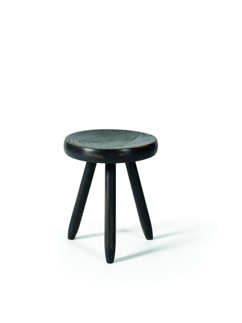 Charlotte Perriand, ‘Black Berger stool in oak’, vers 1953, Design/Decorative Art, Leclere
