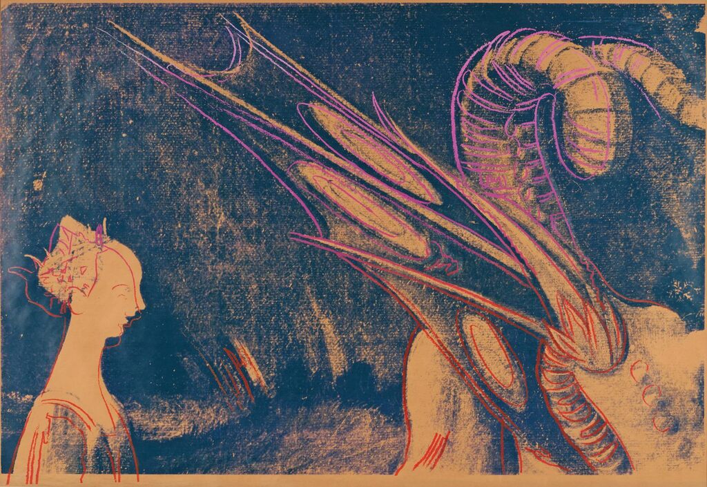 Andy Warhol - St. George and the Dragon (After Paolo Uccello)