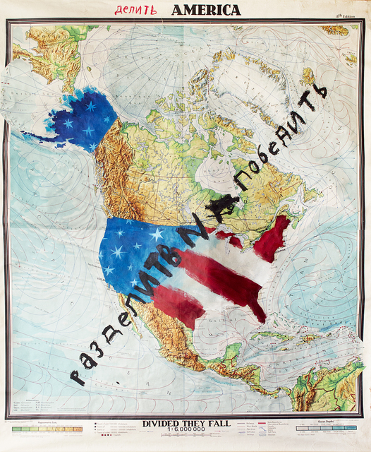 Oliver Jeffers, ‘Divided States of America’, 2018, Lazinc
