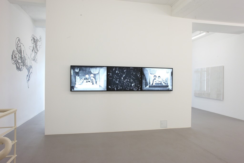 exhibition MOUNIR FATMI The Angel´ s Black Leg at CONRADS 2013 exhibition MOUNIR FATMI The Angel´ s Black Leg at CONRADS 2013