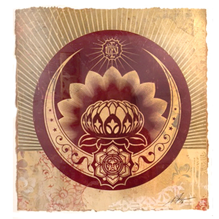 Shepard Fairey, ‘Lotus Crescent Study’, 2016, Galerie Ernst Hilger