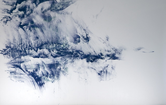 Makoto Fujimura, ‘Walking on Water- Azurite II’, 2016, Artrue Gallery