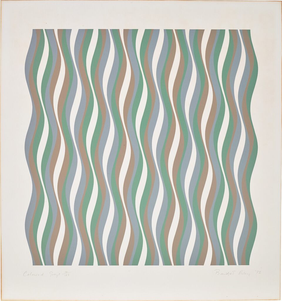 Bridget Riley - Coloured Greys [1] (S. 16, T. & G. 17)