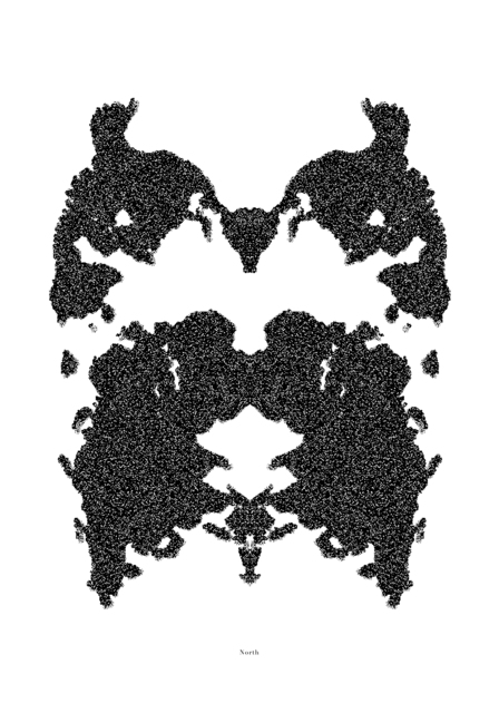 Rorschach World Map (North) — Ludovic Bernhardt (2012)