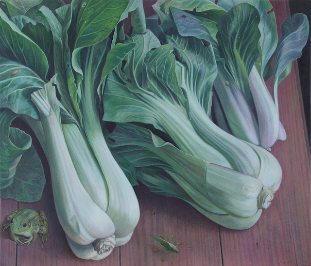Doug Safranek, ‘Flora and Fauna’, 2019, Painting, Egg tempera on panel, Garvey | Simon