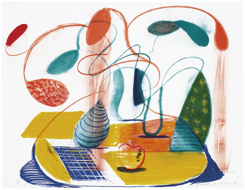 David Hockney - Table Flowable