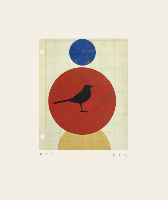 Dan Rizzie, ‘Little Tantric Bird’, 2015, Print, Collage, relief, archival inkjet, chine collé, Tandem Press