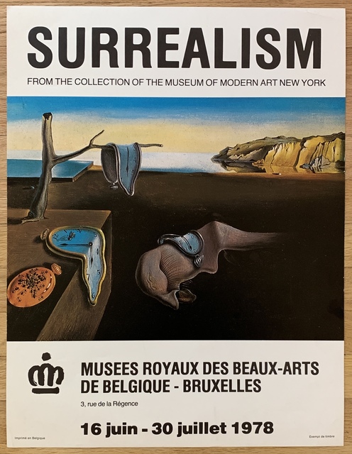 Salvador Dali Original Vintage Belgian Exhibition Poster 1978 Available For Sale Artsy