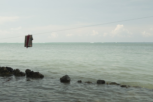 Armin Linke, ‘Sea level rise at Kulili Plantation Village’, 2017, Print, Museum of Modern Art Dubrovnik
