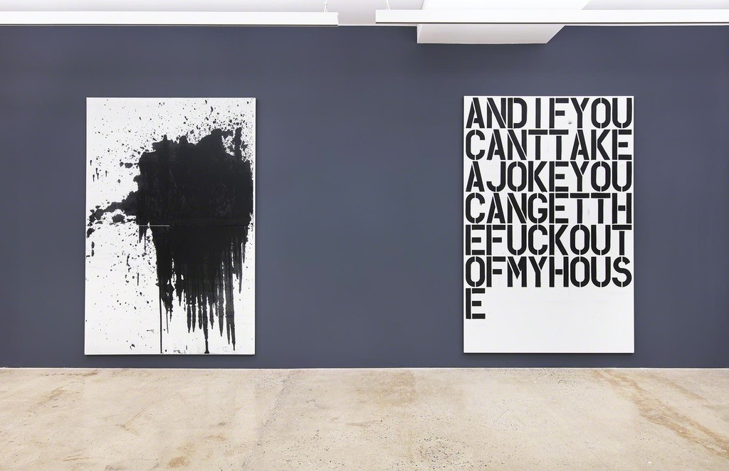 WARHOL, WOOL, GUYTON at Nahmad Contemporary. Photographs by Tom Powel Imaging. Andy Warhol Artworks © 2016 The Andy Warhol Foundation for the Visual Arts, Inc. / Artists Rights Society (ARS), New York. © Christopher Wool; Courtesy of the artist and Luhring Augustine, New York. © Wade Guyton; Courtesy of the artist and Petzel Gallery, New York. WARHOL, WOOL, GUYTON at Nahmad Contemporary. Photographs by Tom Powel Imaging. Andy Warhol Artworks © 2016 The Andy Warhol Foundation for the Visual Arts, Inc. / Artists Rights Society (ARS), New York. © Christopher Wool; Courtesy of the artist and Luhring Augustine, New York. © Wade Guyton; Courtesy of the artist and Petzel Gallery, New York.