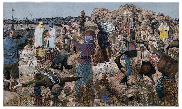 Aziz + Cucher, ‘The Road’, 2017, Textile Arts, Cotton and wool Jacquard tapestry, ClampArt