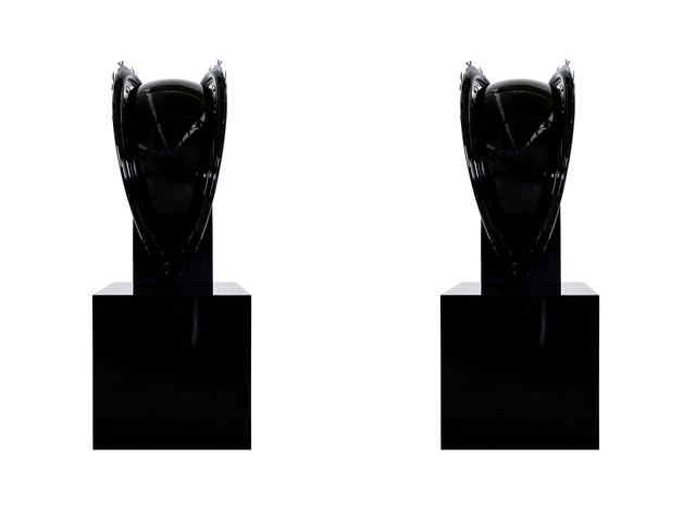 Zhang Ding, ‘Black Guardians’, 2014, Sculpture, Stainless Steel, Galerie Krinzinger