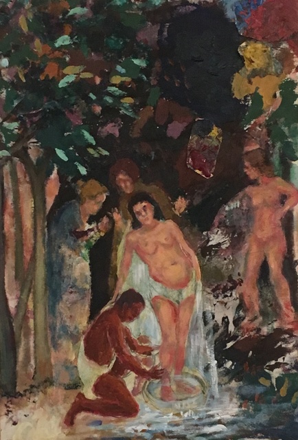 Asad Azi, ‘Washing Her Feet ’, 2014, Gallery One