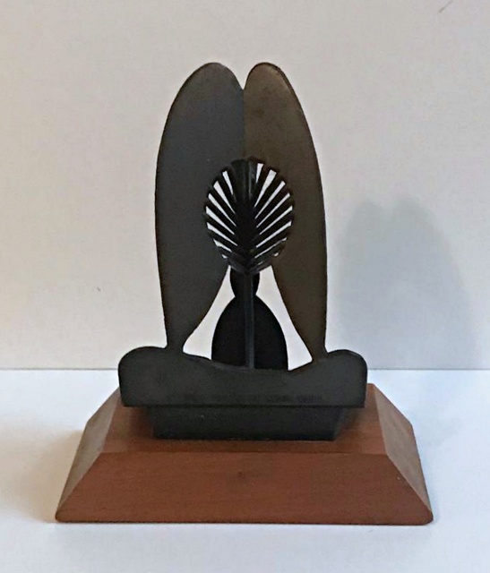Pablo Picasso, ‘The Lady (maquette)’, 1970, Sculpture, Mixed Media sculpture replica made of Cor-ten Steel with wood base, Alpha 137 Gallery