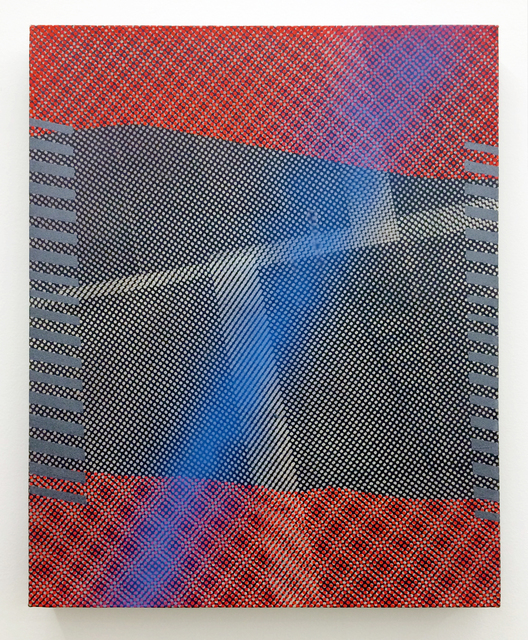 Amanda Curreri, ‘Giovanni’s Room’, 2016, Painting, Fabric dye and remover, acrylic and rabbit skin glue on cotton mounted to panel, Romer Young Gallery