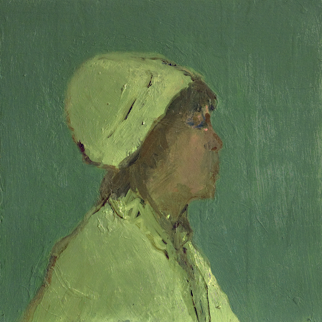 Jennifer Hornyak, ‘Cheveaux marron avec tuque’, 2021, Painting, Huile sur panneau / Oil on Panel, Galerie de Bellefeuille