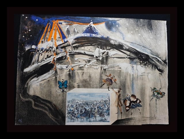 Salvador Dalí, ‘Currier & Ives New York Central Park Winter’, 1971, Print, Lithograph, Fine Art Acquisitions Dali