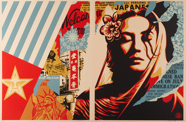 Shepard Fairey, ‘Welcome Visitor’, 2017, Rago/Wright