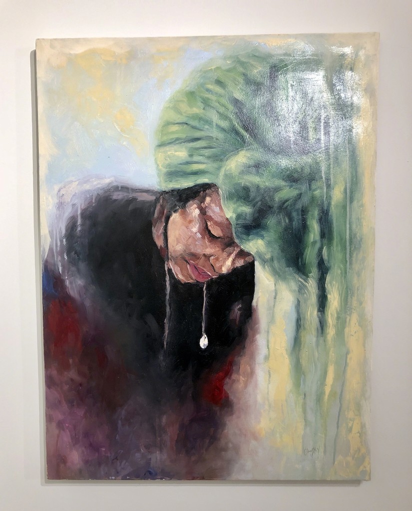 "The Hair Braider" by UK/Colombian artist, Charley Jones "The Hair Braider" by UK/Colombian artist, Charley Jones