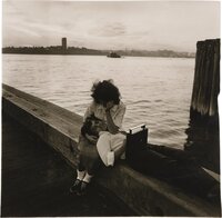 Couple on a pier, N.Y.C.