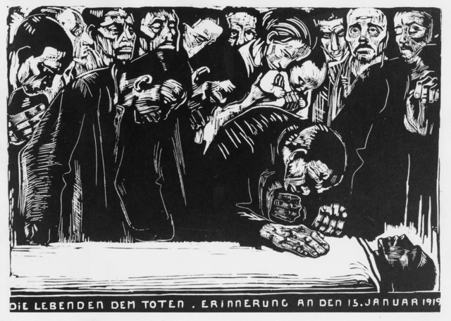 Käthe Kollwitz | The Living to the Dead. In Memory of ...