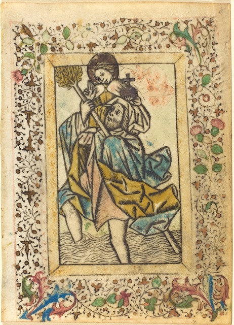 Master of the Dutuit Mount of Olives, ‘Saint Christopher’, ca. 1460, National Gallery of Art, Washington, D.C.