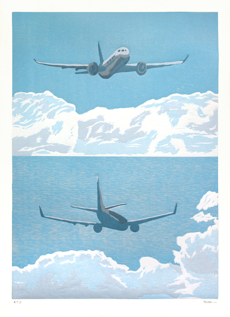 Richard Bosman, ‘Round Trip 1’, 2014, Print, Woodcut, Tandem Press