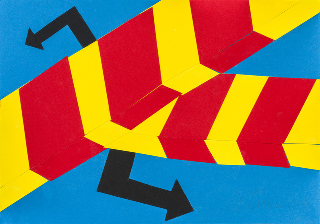 Allan D'Arcangelo, ‘Untitled’, 1980, Drawing, Collage or other Work on Paper, Collage on postcard, ArtRite