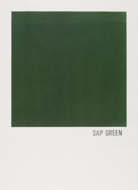 Todd Norsten, ‘Sap Green’, 2016, Highpoint Editions