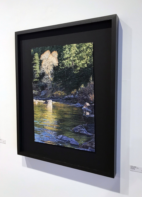Carol Shinn, ‘Quiet Riverside’, 2021, Textile Arts, Embroidery, Duane Reed Gallery