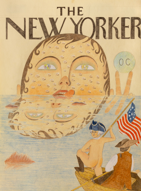 Timothy Wehrle, ‘New Yorker’, 2018, Drawing, Collage or other Work on Paper, Graphite and colored pencil on paper, Shelter