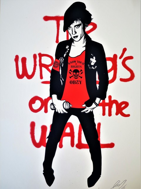 Shepard Fairey (OBEY), ‘Writing on the Wall’, 2010, AYNAC Gallery