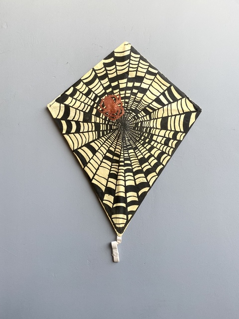 Francisco Toledo, ‘Kite’, 2005 -2014, Drawing, Collage or other Work on Paper, Ink, gouache on handmade paper, ROSEGALLERY