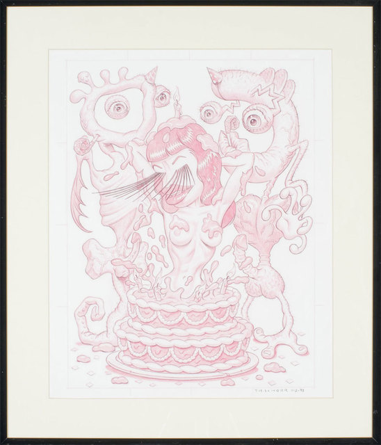 Todd Schorr, ‘Surprise Cake Girl’, 1993, KP Projects