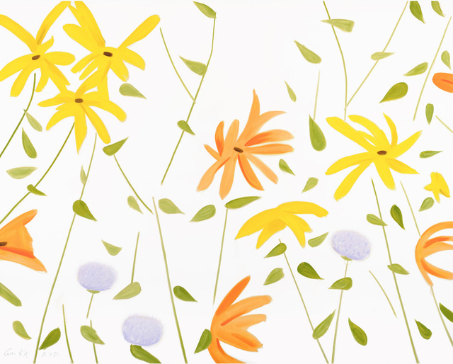 Alex Katz, ‘Flowers 2’, 2017, Barry Whistler Gallery