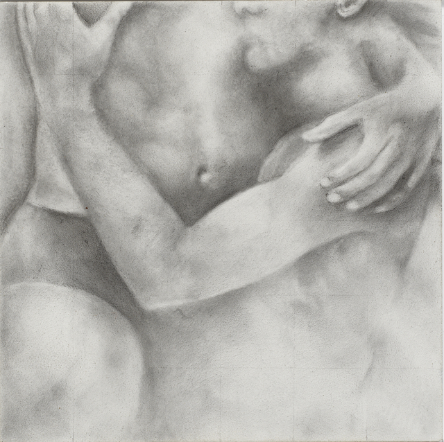 Rick Sindt, ‘Proximity’, 2017, Drawing, Collage or other Work on Paper, Graphite and graphite powder on panel, Gallery Victor Armendariz