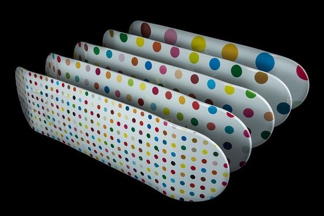 Damien Hirst, ‘DAMIEN HIRST X SUPREME NYC TRIPTYCH SKATEBOARDS X5 "SPOTS"’, 2009, Arts Limited