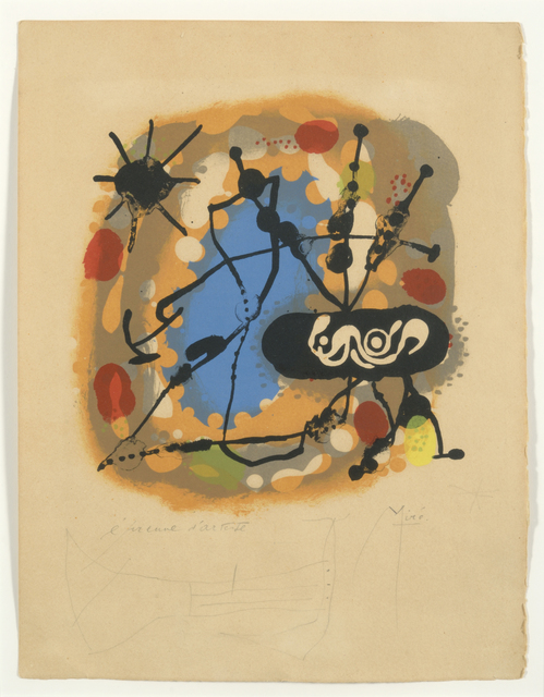 Joan Miró, ‘Untitled (Planche pour Atmosfera Miró)’, 1959, Digard Auction