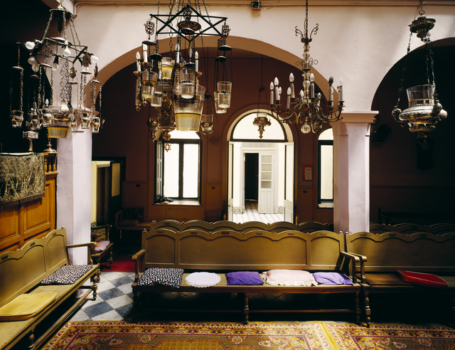 Neil Folberg, ‘Suiri Synagogue, Tangier, Morocco’, 1995, Photography, Evercolor Carbon Print, Vision Neil Folberg Gallery
