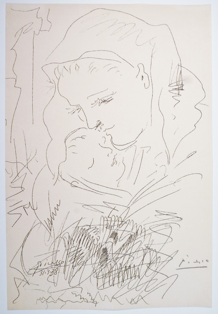 Pablo Picasso, ‘Maternité’, 1938, Print, Engraving, John Szoke