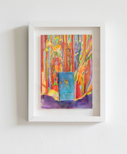 Santiago Cucullu, ‘Electric Box in the Woods’, 2016, Painting, Watercolor and pencil on paper, Simone DeSousa Gallery