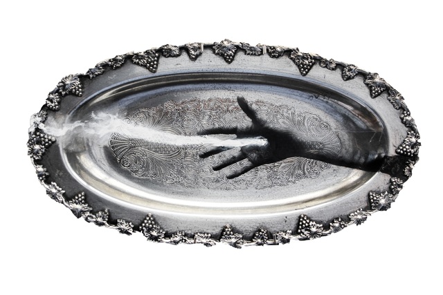 Marie-Josée Roy, ‘Sans compter’, 2019, Sculpture, Mixed Media on Silver Plate, Thompson Landry Gallery