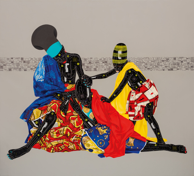 Eddy Kamuanga Ilunga, ‘Oubliez le passé et vous perdez les deux yeux, ed. 25’, 2016, October Gallery