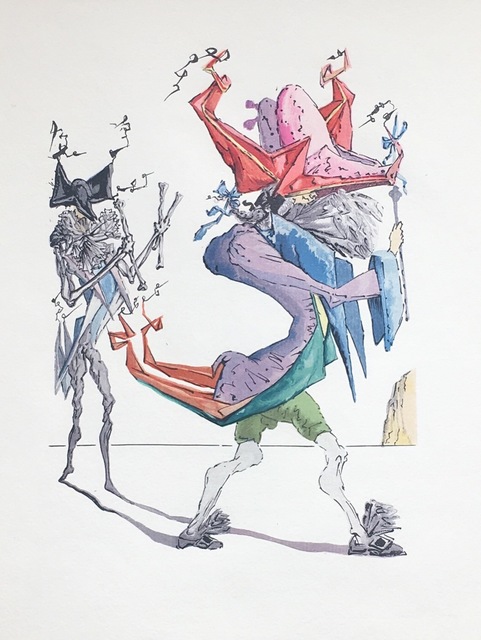 Salvador Dalí, ‘The Garduna's advises’, 1959, Drawing, Collage or other Work on Paper, Wood Engraving, Dali Paris