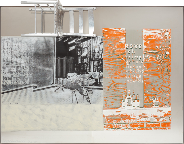 Robert Rauschenberg, ‘Pegasits/ROCI USA (Wax Fire Works)’, 1990, Phillips