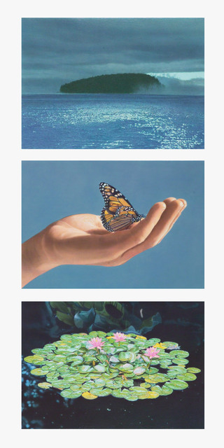 Don Eddy, ‘Three Islands and a Reluctant Traveler’, 2006, Nancy Hoffman Gallery