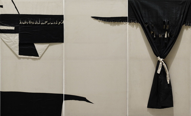 Chu Weibor, ‘Gateless Curtain 無門之簾 ’, 1984, Painting, Mixed Media on Canvas, Asia Art Center